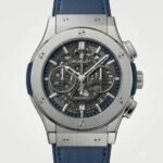 Skeleton Dial Leather Strap Watch – Luxury Chronograph Edition